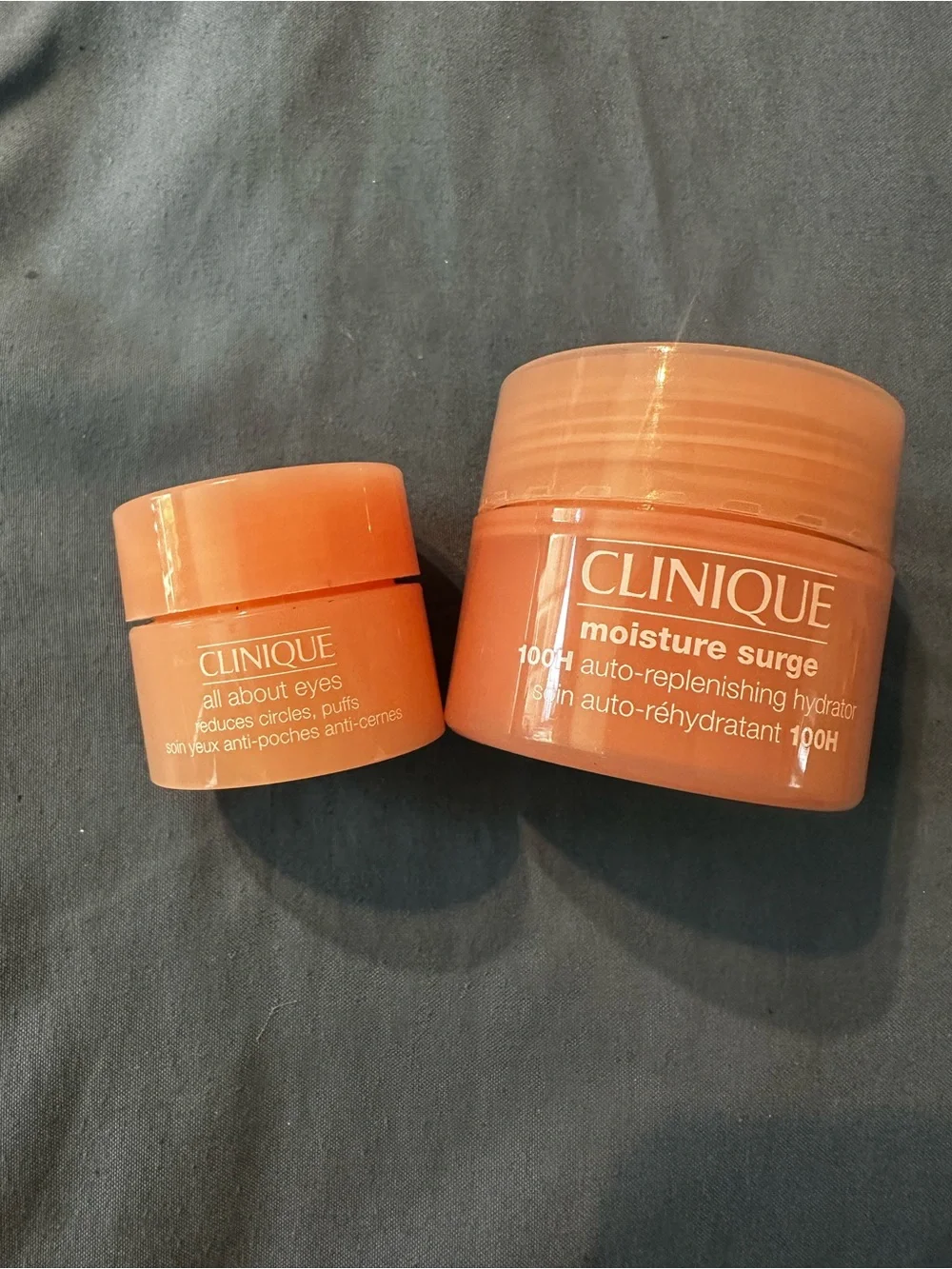 Clinique Moisture Surge 100H Hydrator & All About Eyes - Orange